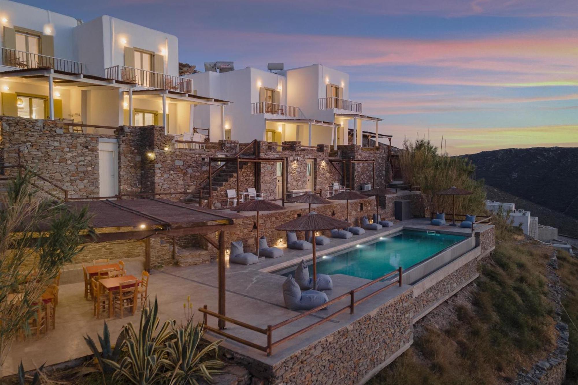 Kastella Sunset Villa Three Kithnos Exterior foto
